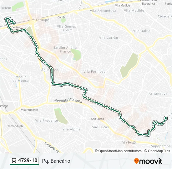 4729-10 Bus Line Map