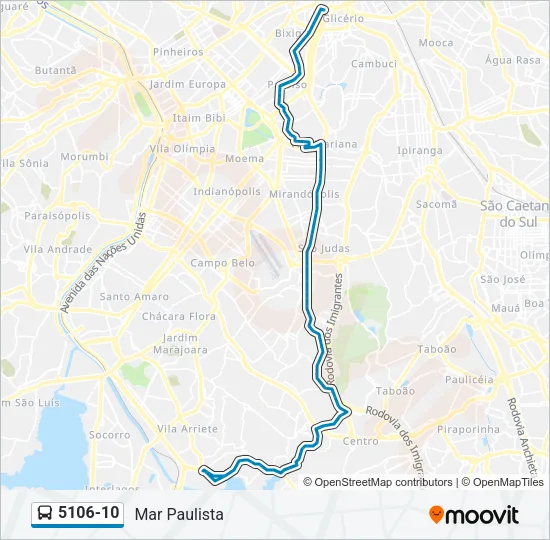 5106-10 Bus Line Map