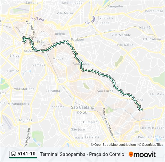 5141-10 bus Line Map