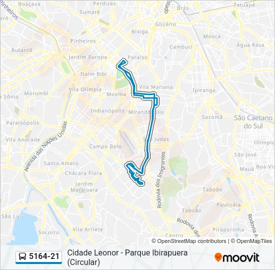 5164-21 Bus Line Map