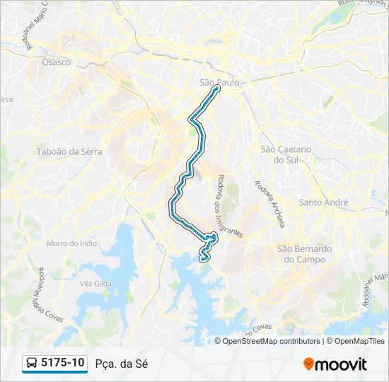 5175-10 Bus Line Map