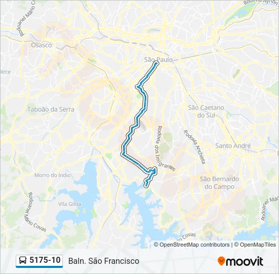 5175-10 Bus Line Map