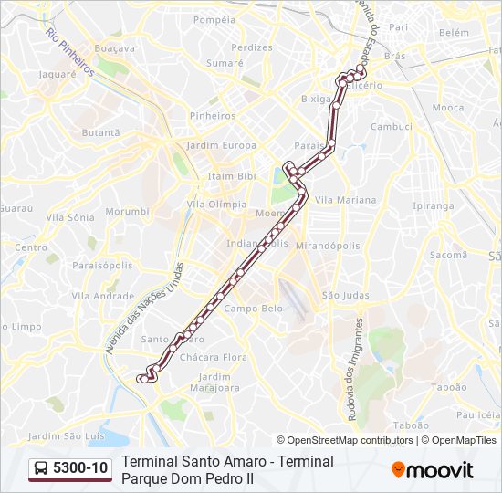 Rota da linha r10: horários, paradas e mapas - Cantão (Atualizado)