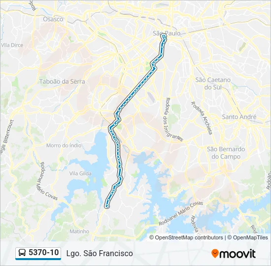 5370-10 Bus Line Map