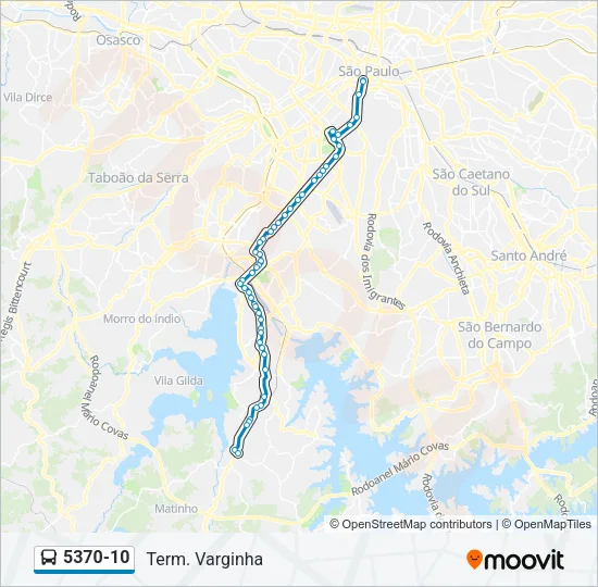 5370-10 Bus Line Map