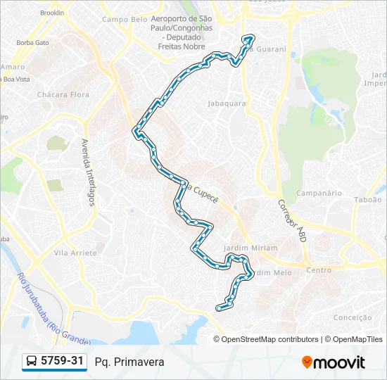 5759-31 Bus Line Map