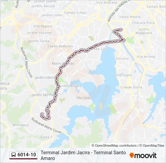 6014-10 Bus Line Map