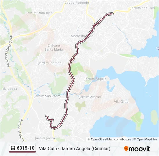 6015-10 Bus Line Map