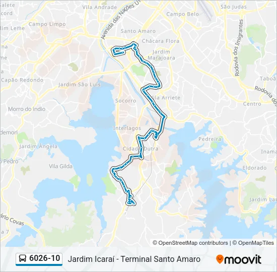 6026-10 Bus Line Map