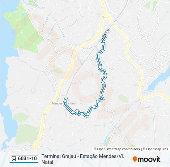 6031-10 Bus Line Map