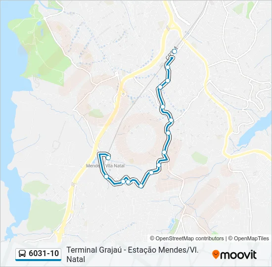 6031-10 Bus Line Map
