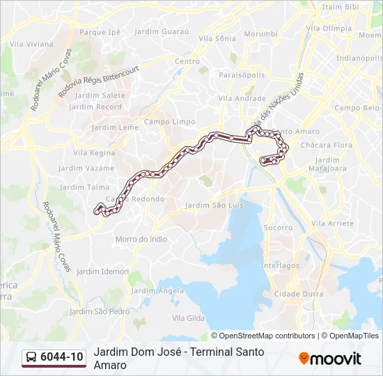 6044-10 Bus Line Map
