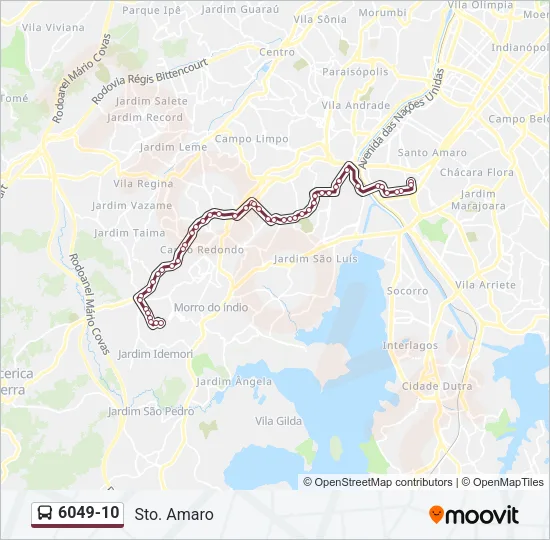 6049-10 Bus Line Map
