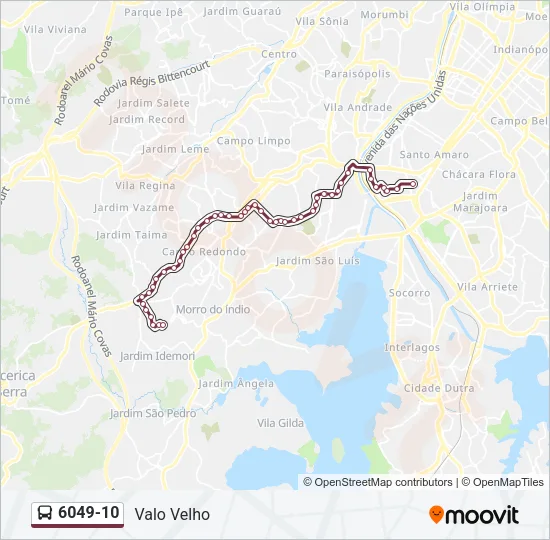 6049-10 Bus Line Map