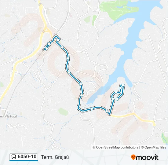 6050-10 Bus Line Map