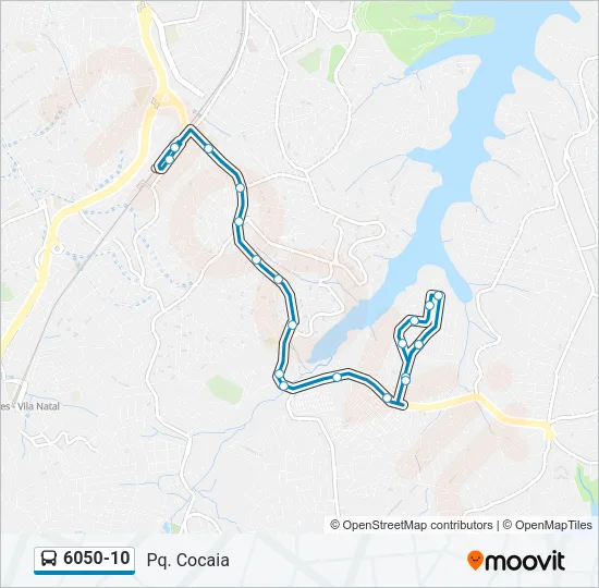 6050-10 Bus Line Map