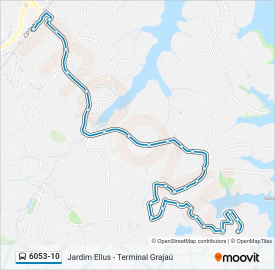 6053-10 Bus Line Map