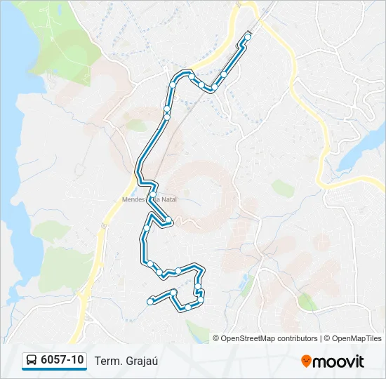 6057-10 Bus Line Map
