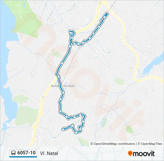 6057-10 Bus Line Map