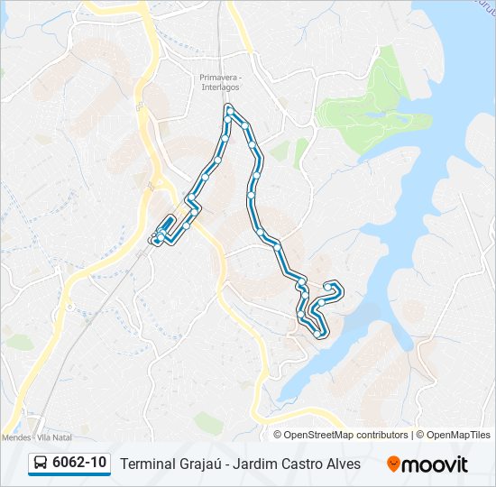 6062-10 bus Line Map