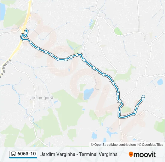 6063-10 Bus Line Map