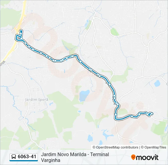 6063-41 Bus Line Map