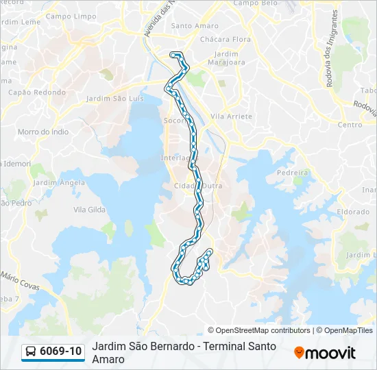 6069-10 Bus Line Map