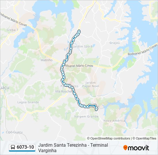 6073-10 bus Line Map