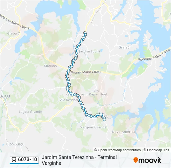 6073-10 Bus Line Map