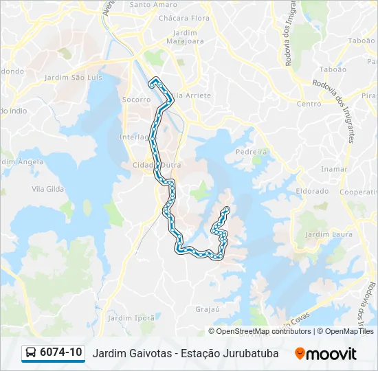 6074-10 Bus Line Map