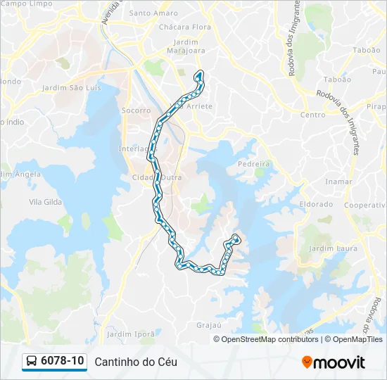 6078-10 Bus Line Map