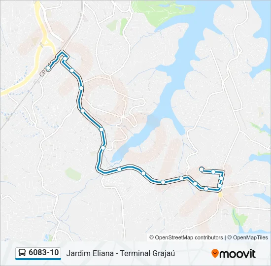 6083-10 Bus Line Map