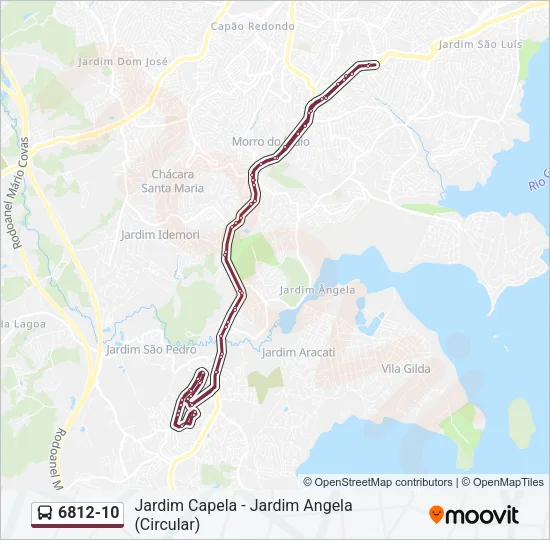 6812-10 Bus Line Map