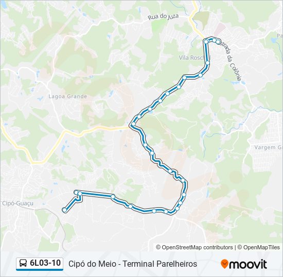 6L03-10 bus Line Map