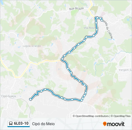 6L03-10 Bus Line Map