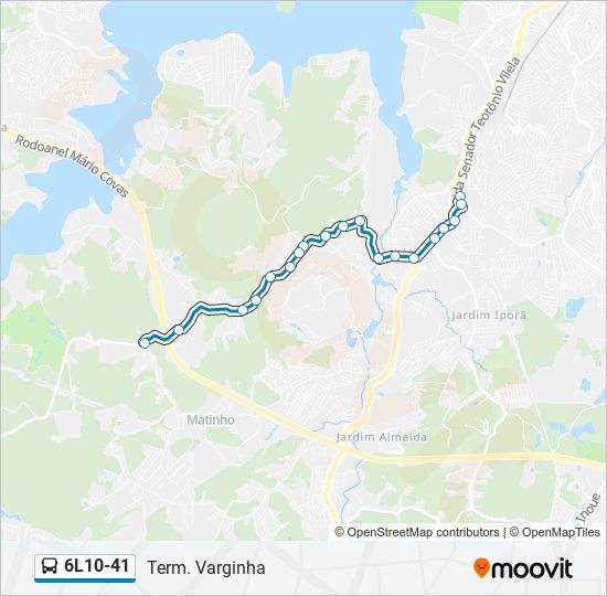 6L10-41 bus Line Map