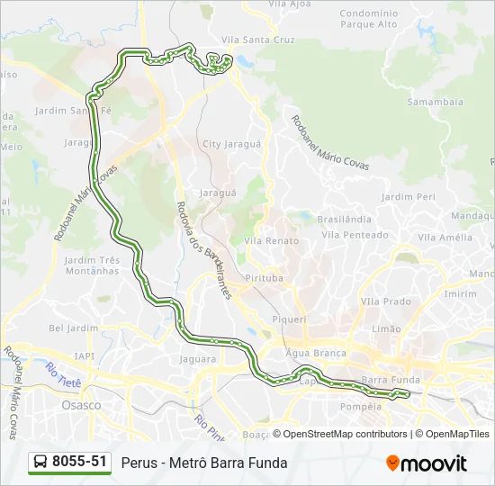 8055-51 Bus Line Map