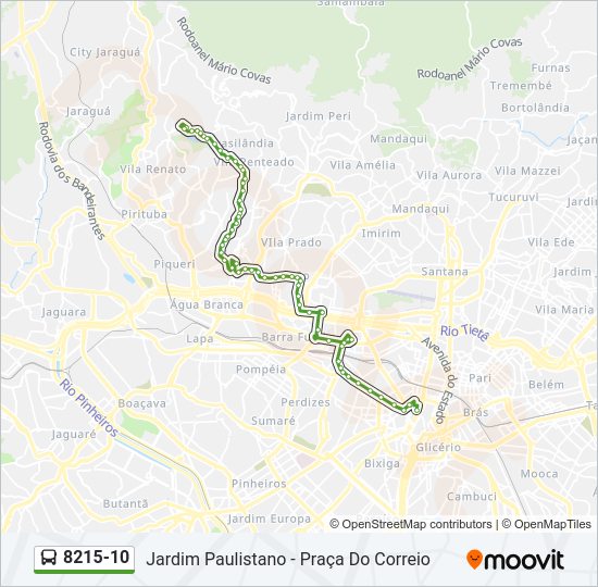 8215-10 bus Line Map