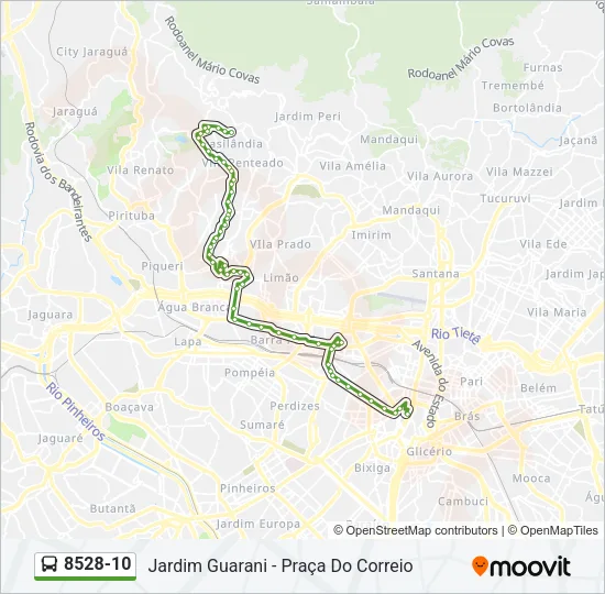 8528-10 Bus Line Map