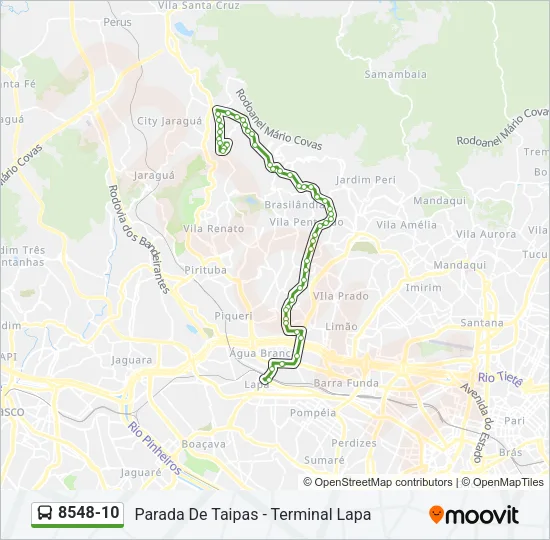 8548-10 Bus Line Map