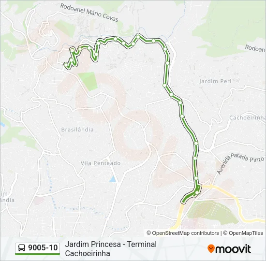 9005-10 Bus Line Map