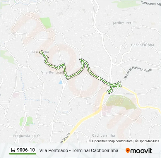 9006-10 Bus Line Map