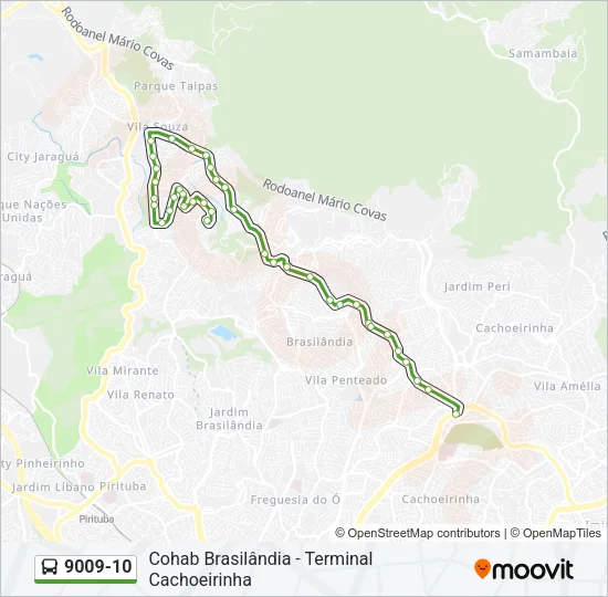 9009-10 Bus Line Map