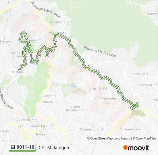 9011-10 Bus Line Map