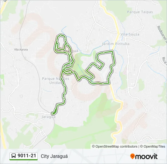 9011-21 Bus Line Map