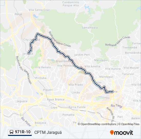 971R-10 bus Line Map