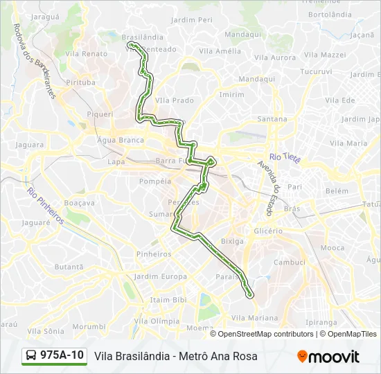 975A-10 Bus Line Map