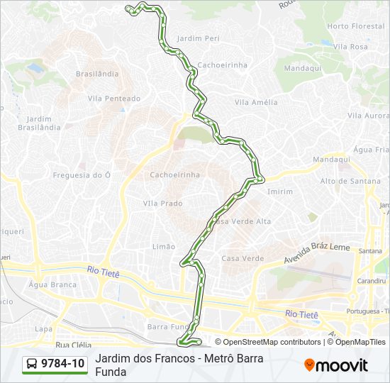 9784-10 bus Line Map