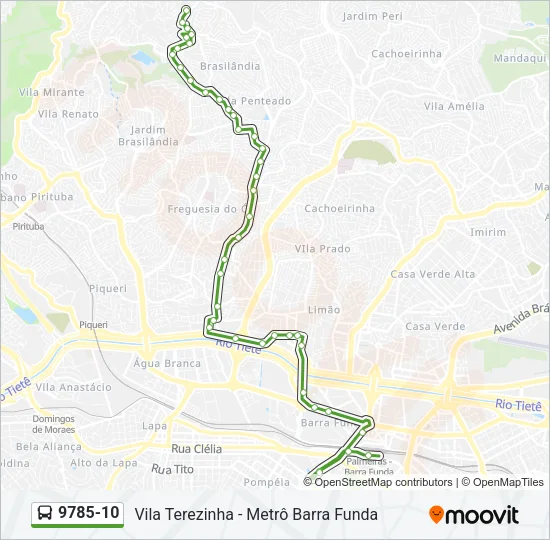 9785-10 Bus Line Map