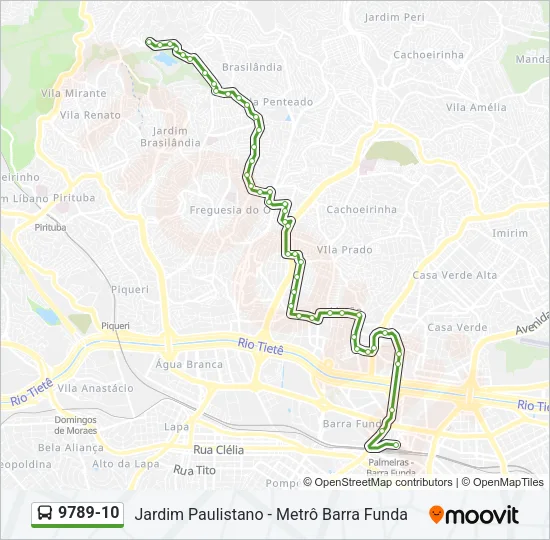 9789-10 Bus Line Map